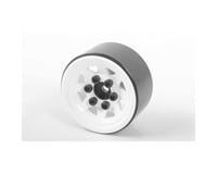 RC4WD 1/18 Gelande II Stamped Steel 1.0'' Stock Beadlock Wheels (White) (4)