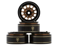 Treal Hobby Type I 1.0" Classic 12-Spoke Beadlock Wheels (Bronze) (4) (27.2g)