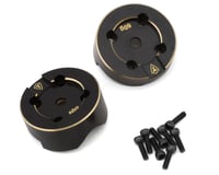 Treal Hobby Axial UTB18 Brass Portal Covers (Black) (2)