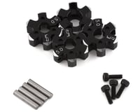 Yeah Racing Aluminum Clamping 12mm Hex (Black) (4) (5mm)