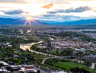 Overlooking the Missoula Valley