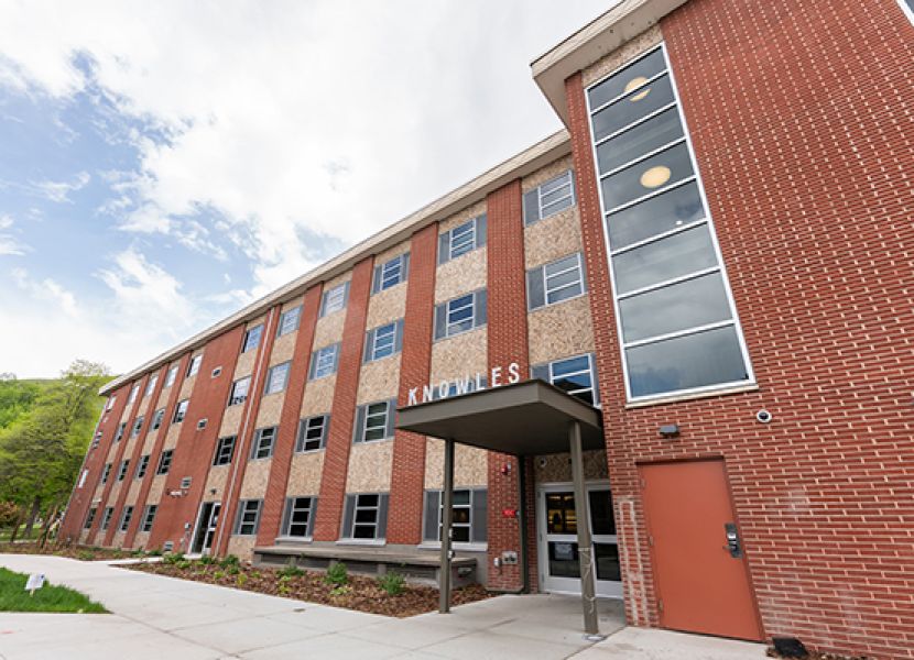 Exterior of Knowles Hall