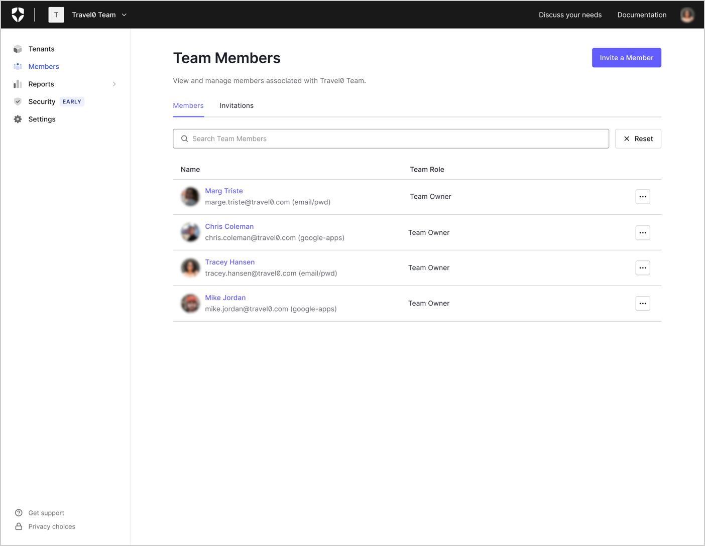 Member list from Teams Members pages