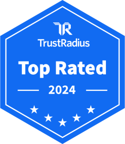 TrustRadius Top Rated 2024 Badge