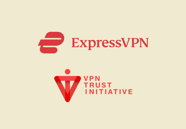 ExpressVPN und VPN Trust Initiative Logos