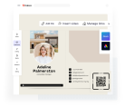 Creating a digital business card on Issuu and make it interactive.