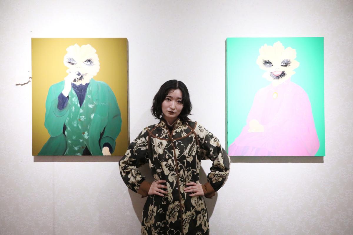 「ATAMI ART VILLAGE」で作品を展示する「MISATO ANDO」さん