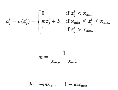 Piecewise Linear - Activation Function