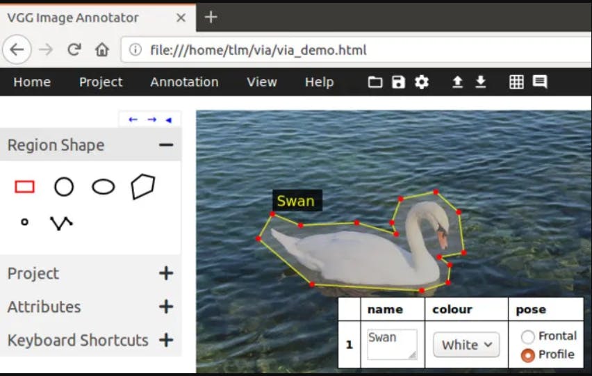 VGG Image Annotator - Supervisely Alternative