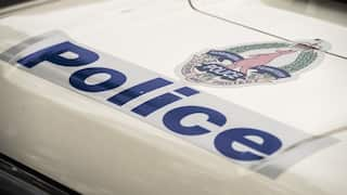 Signage on a Police vehicle in Alice Springs, Northern Territory.