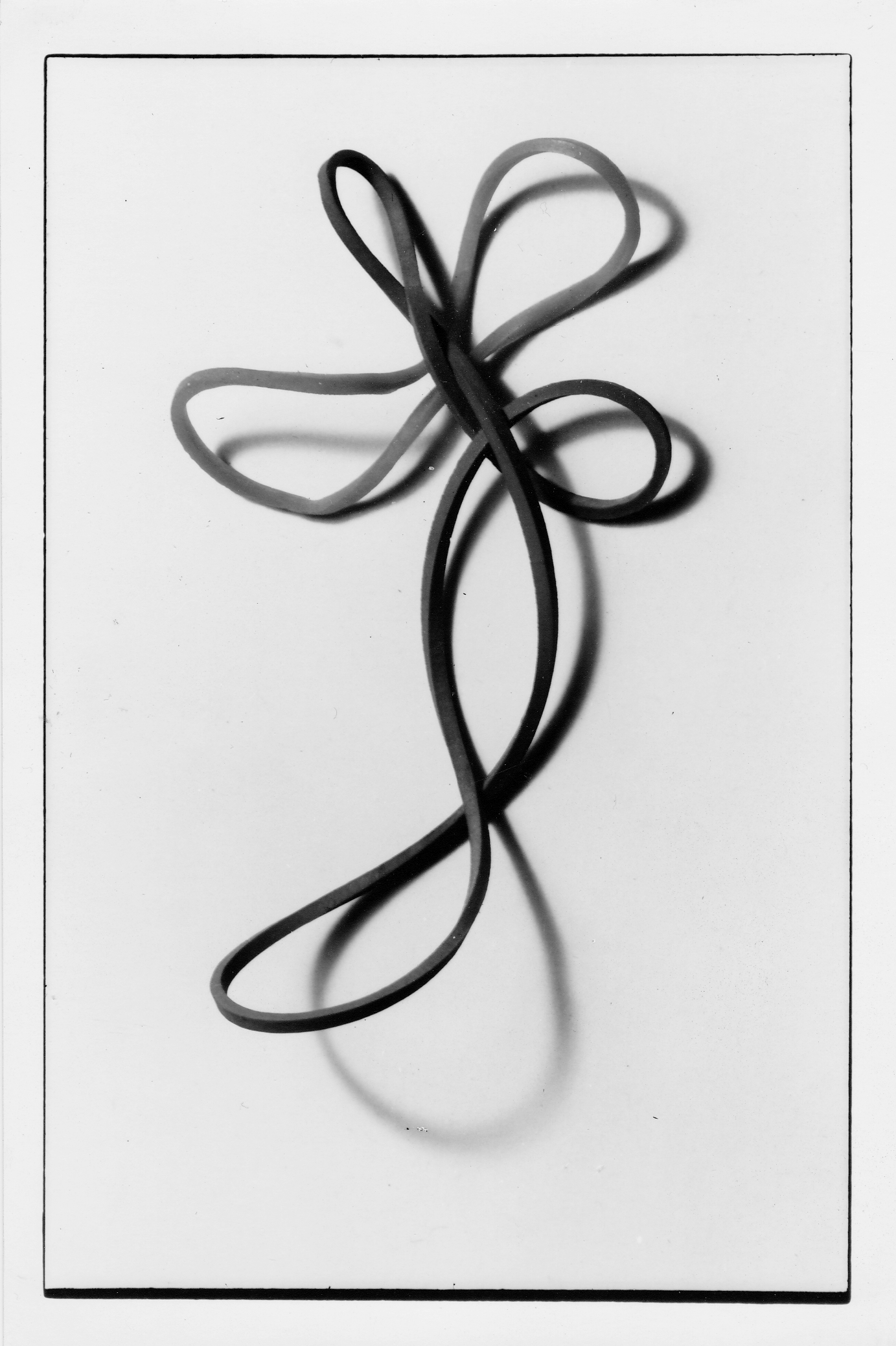 Gottfried Jäger: Untitled, Hommage à H. W. F., camera photograph, silver gelatine print, 16 x 10.5 cm, 1958