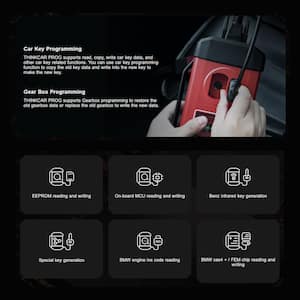 Professional Fob Key Programmer Immobilizer Tool Automotive Diagnostic Equipment OBD2 Scanner THINKPROG G3