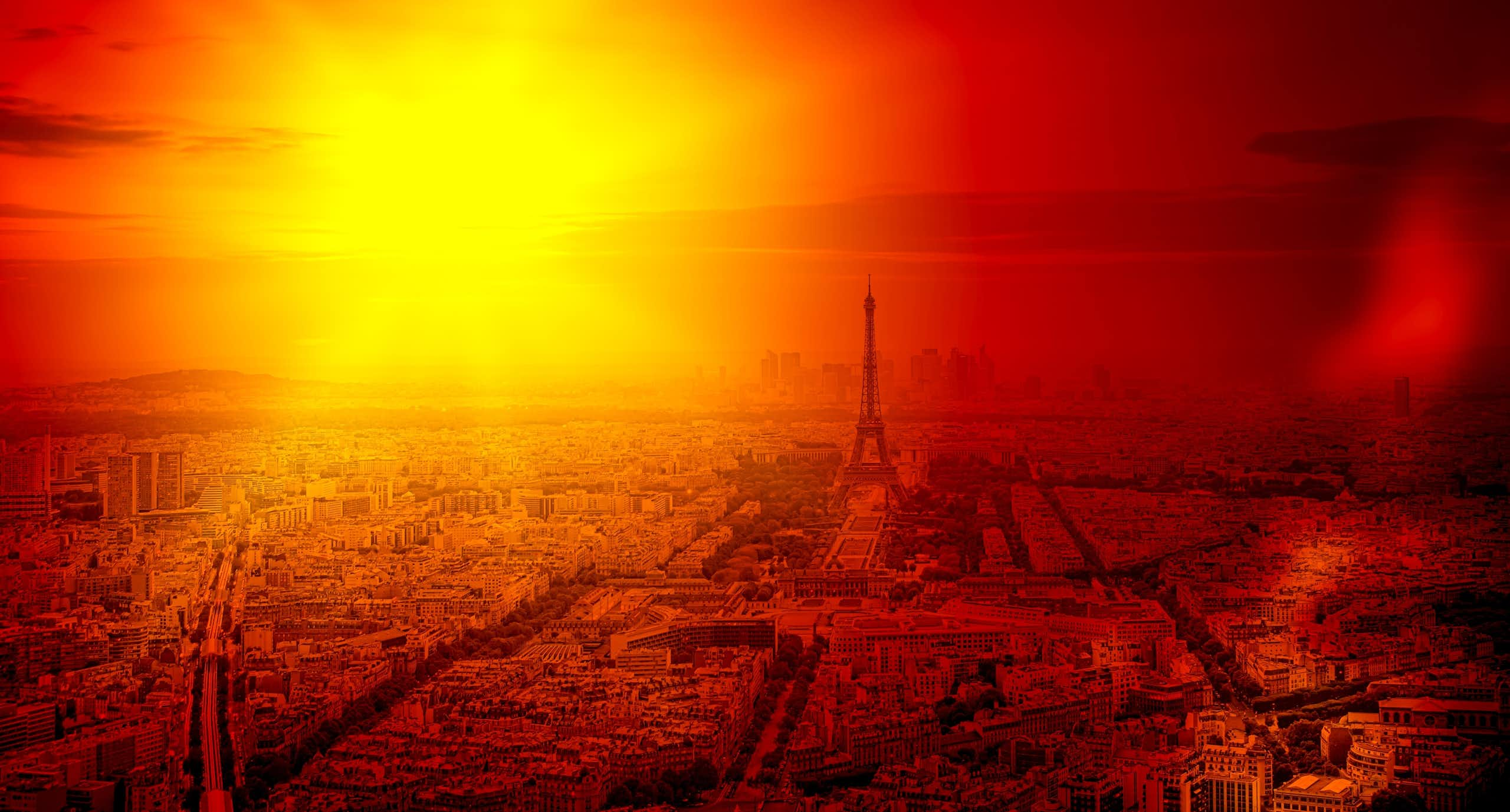 Image de Paris sous la canicule