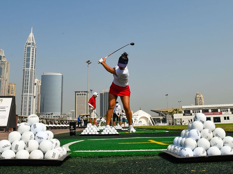 Dyen Davidson at Emirates Golf Club