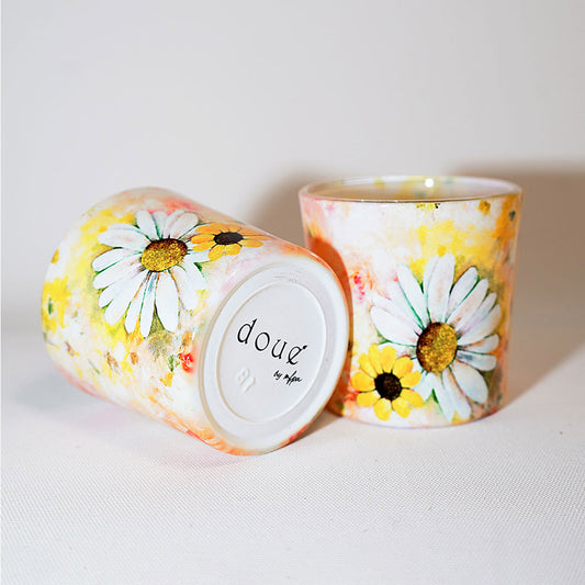 Daisy Bloom Votive Candle