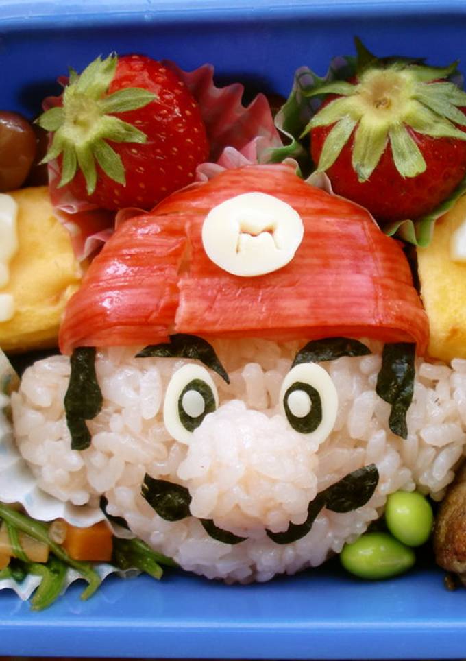 キャラ弁☆シンプルに…♪スーパーマリオ♪-レシピのメイン写真