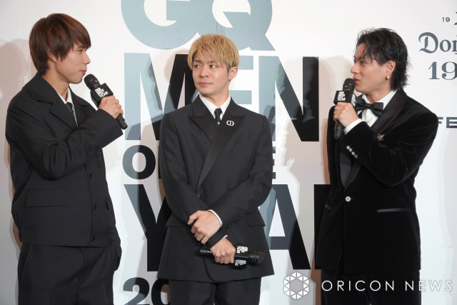 （左から）堀米雄斗、岸優太、平野紫耀 （C）ORICON NewS inc.