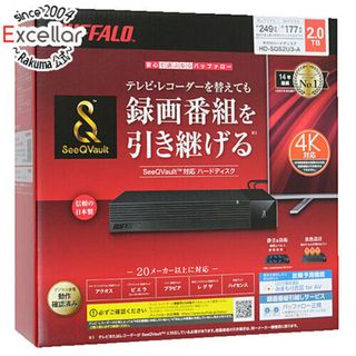 バッファロー(Buffalo)のBUFFALO製外付HD　HD-SQS2U3-A　ブラック　2TB(PC周辺機器)