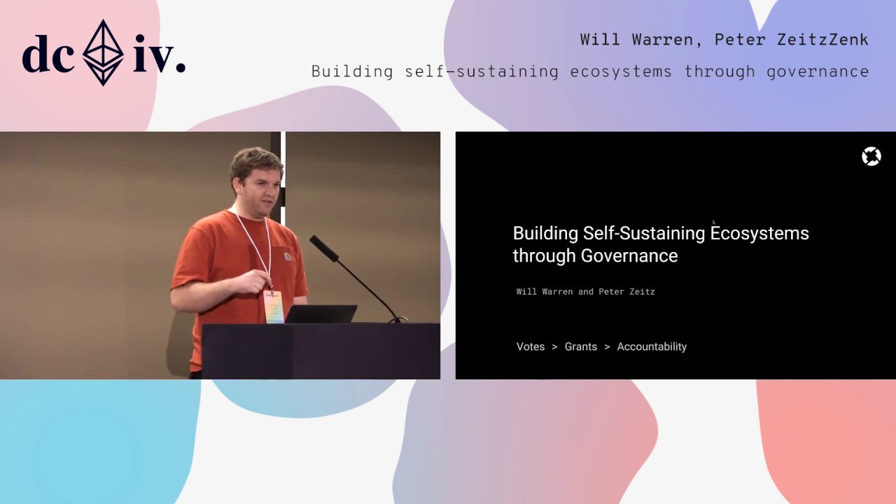 Building self-sustaining ecosystems through governance preview