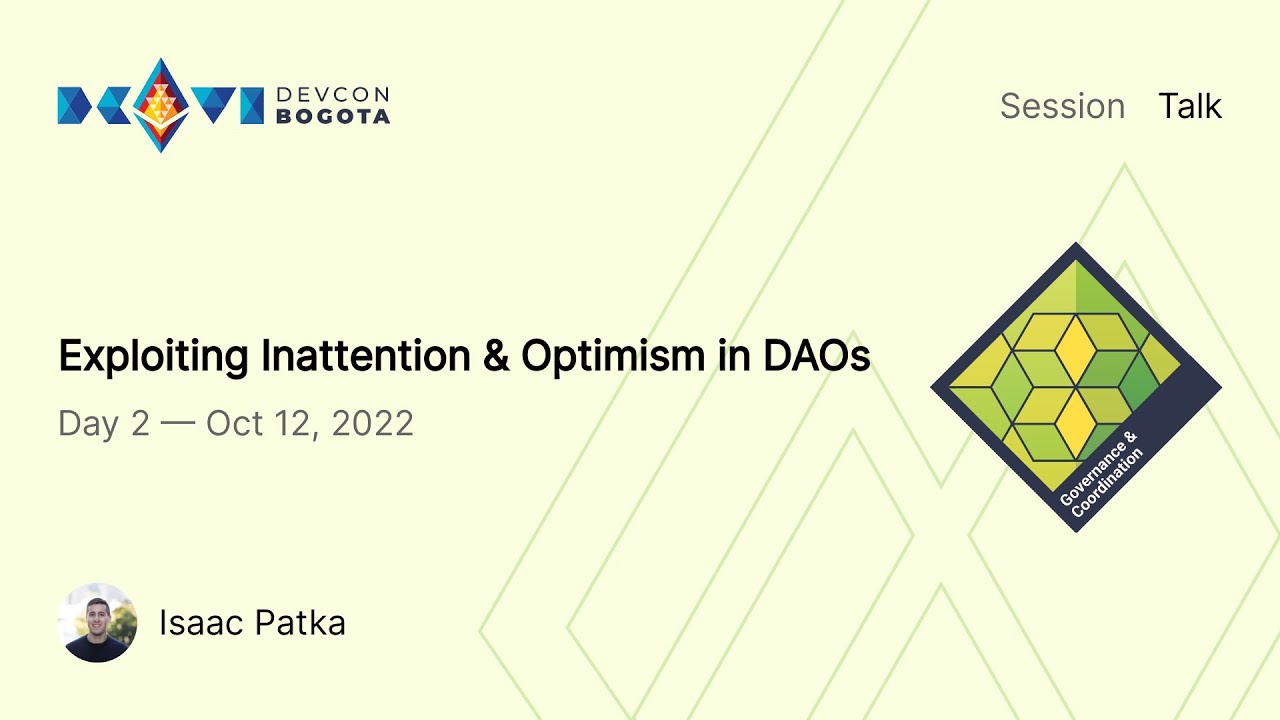 Exploiting Inattention & Optimism in DAOs preview