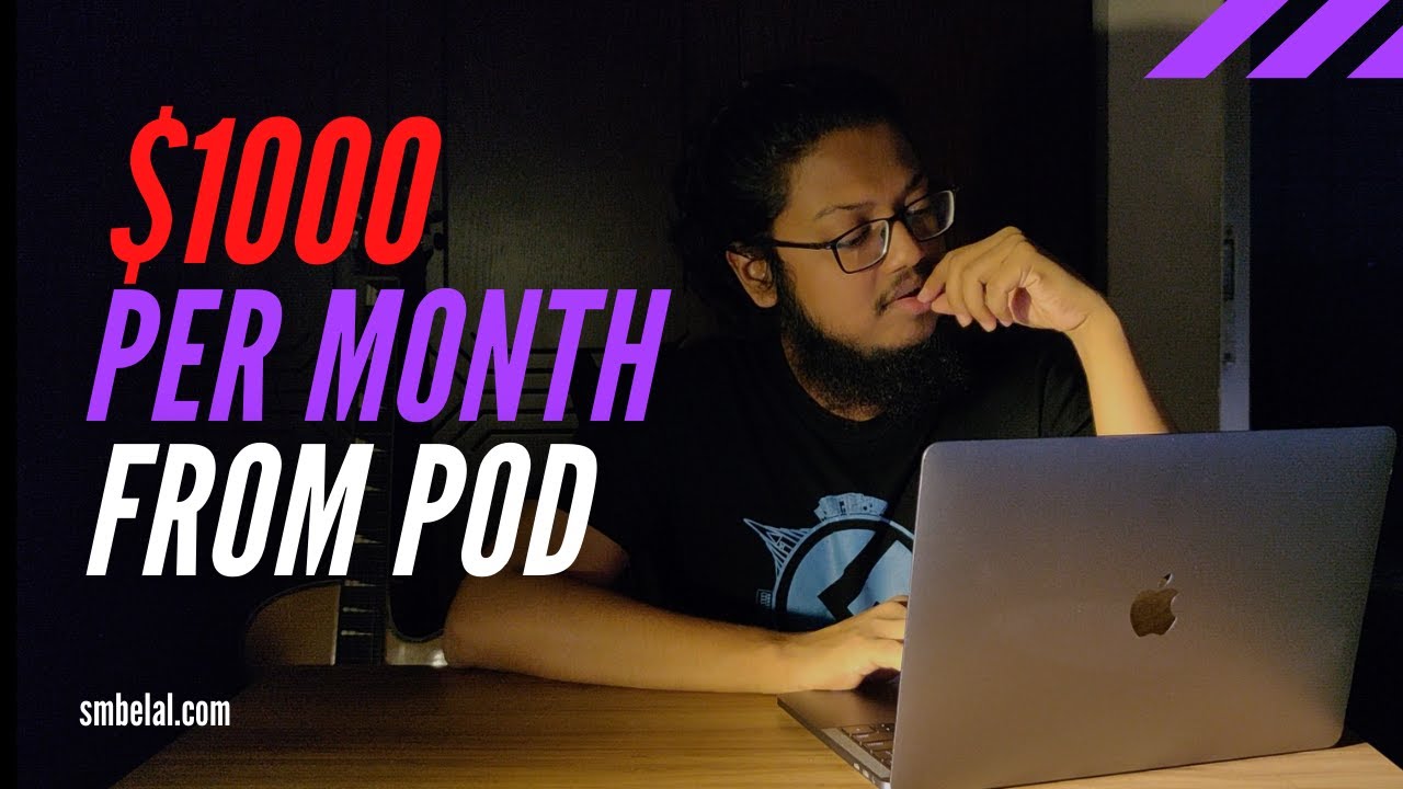How to earn $1000 per month - Print On Demand | SM Belal