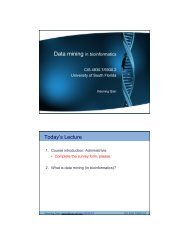 Slides from Lecture 1 - Department of Computer Science and ...