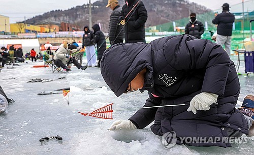 釣りに夢中