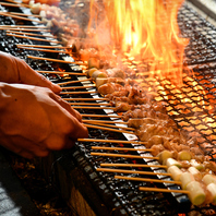 豊富な串焼きを堪能！