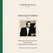 Ronald Turini at Carnegie Hall, New York City, January 23, 1961