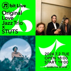 Original Love Jazz Trio×STUTS公演、YouTube生配信が決定