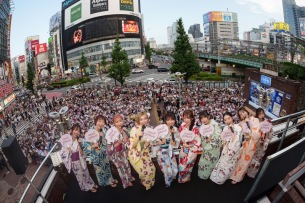 【オフィシャルレポ】私立恵比寿中学、結成15周年を祝う夏祭りゲリラライヴに3000人集結