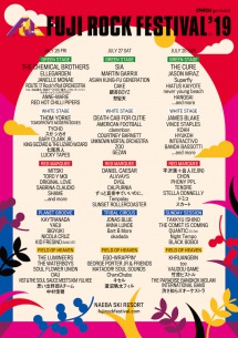 〈FUJI ROCK FESTIVAL'19〉第5弾ラインナップ発表