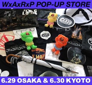 〈WARP〉ポップアップストア、大阪&京都で開催決定