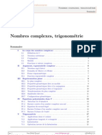 01-Nombres Complexes, Trigonométrie