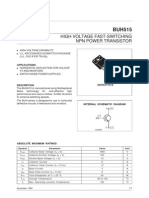 High Voltage Fast-Switching NPN Power Transistor: Applications