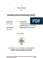 "Automatic Railway Crossing Gate Control ": A Project Report On