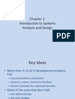 Introduction To Systems Analysis and Design