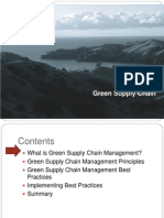 Green Supply Chain