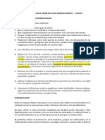 Volver en Si para Dejar de Vivir Perdidamente