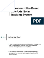 Microcontroller-Based Two-Axis Solar Tracking System