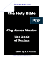 English KJV Holy Bible The Book of Psalms R S Chaves PDF