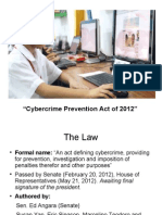 Cybercrime Prevention Act of 2012