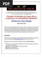 Hechizos de Amor Efectivos Amarres Caseros