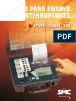 Analizador de Interruptores: PME-500-TR