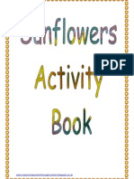 Sunflowers Activity Book