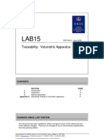 UKAS Traceability of Volumetric Apparatus