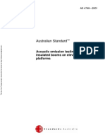 As 4748-2001 Acoustic Emission Testing of Fibreglass-Insulated Booms On Elevating Work Platforms