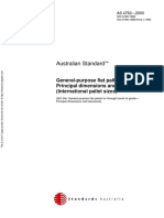 As 4762-2000 General-Purpose Flat Pallets - Principal Dimensions and Tolerances (International Pallet Sizes)