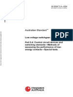 As 60947.5.4-2004 Low-Voltage Switchgear and Controlgear Control Circuit Devices and Switching Elements - Met