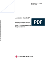 As ISO 7376.3-2002 Laryngoscopic Fittings Fibre-Illuminated Re-Usable Rigid Laryngoscopes